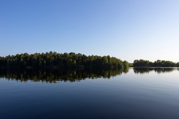 Obraz na płótnie Canvas lake view, Lappeenranta Finland