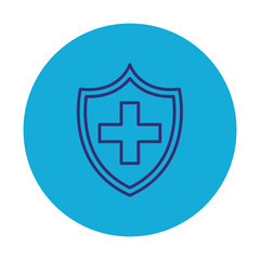 shield with medical cross