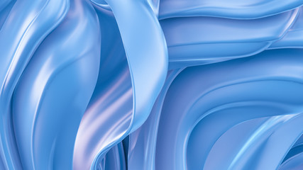 Elegant, luxury silk background. 3d illustration, 3d rendering.