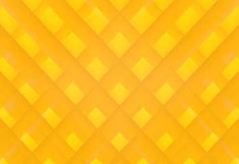 Fototapeta na wymiar 3d rendering. modern yellow shade tone color square grid art design wall background.