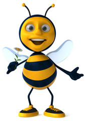 Fun bee - 3D Illustration