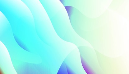 Obraz premium Template Abstract Background With Curves Lines, Wave Shape. For Business Presentation Wallpaper, Flyer, Cover. Vector Illustration with Color Gradient.