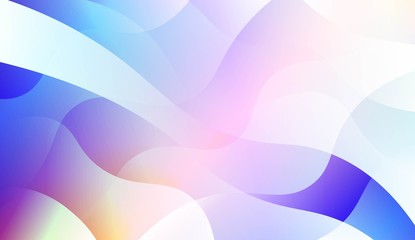 Geometric Wave Shape with Colorful Gradient Color Background Wallpaper. For Your Design Ad, Banner, Cover Page. Vector Illustration.