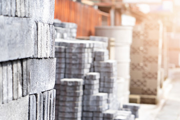 Stack brick block for construction