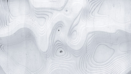 Abstract texture. Relief, shape, wood, stone. 3d illustration, 3d rendering.