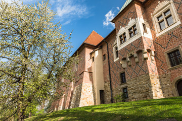 Late Gothic castle in Debno, near Tarnow,Lesser Poland,Poland