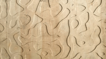 Fototapeta na wymiar Abstract texture. Relief, shape, wood, stone. 3d illustration, 3d rendering.