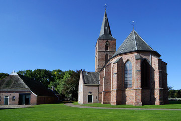 Fototapeta na wymiar Church Rolde drente Netherlands