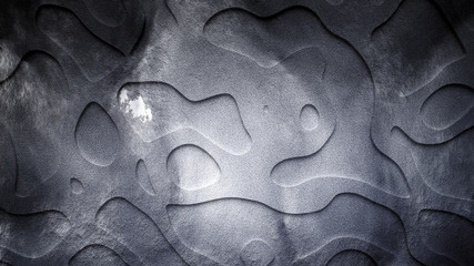 Abstract texture. Relief, shape, wood, stone. 3d illustration, 3d rendering.