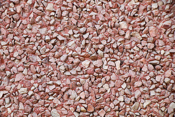 Background, texture from small multi-colored pebbles