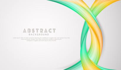 Waving elegance abstract background with dynamic gradation color