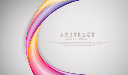 Waving elegance abstract background with dynamic gradation color