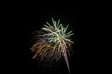 Obraz premium fireworks ARE NOT cut out and put on to black backgrounds, images are almost straight from camera basic lightroom editing done to photo-small crop-darken-add vibrance-mild clone and spot healing.