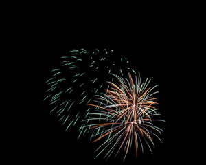 fireworks ARE NOT cut out and put on to black backgrounds, images are almost straight from camera  basic lightroom editing done to photo-small crop-darken-add vibrance-mild clone and spot healing.