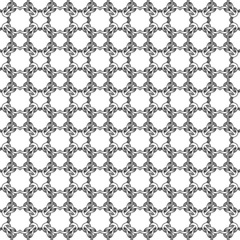 Fototapeta premium White net on black background. seamless pattern