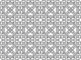 White net on black background. seamless pattern