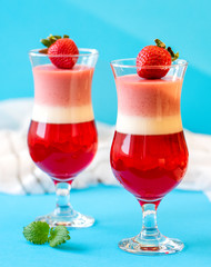 Panna Cotta with berries