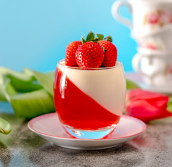 Panna Cotta with berries