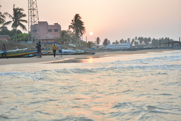 Sunset at the beach