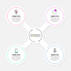 Infographic design template. Creative concept with 4 steps