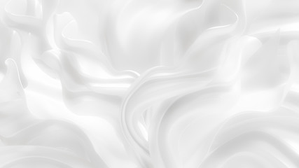 Obraz premium Luxury elegant background with silk drapery. 3d illustration, 3d rendering.