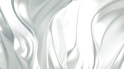 Naklejka premium Luxury elegant background abstraction fabric. 3d illustration, 3d rendering.