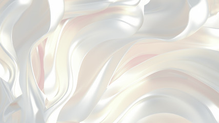 Luxury elegant background abstraction fabric. 3d illustration, 3d rendering. - obrazy, fototapety, plakaty