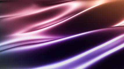 Luxury elegant background abstraction fabric. 3d illustration, 3d rendering.