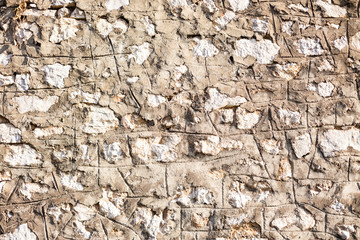 real mud brick wall texture