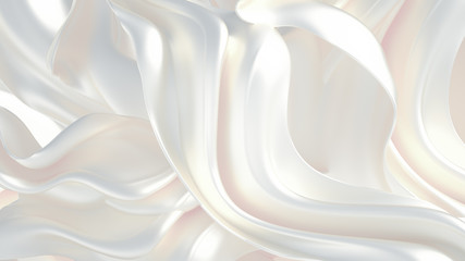 Luxury elegant background abstraction fabric. 3d illustration, 3d rendering.