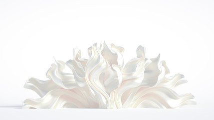 Luxury elegant background abstraction fabric. 3d illustration, 3d rendering.