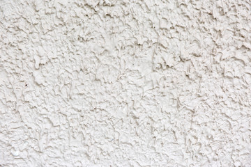 Plaster wall background. Grainy white rough texture.