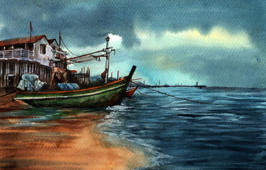 boat in thailand