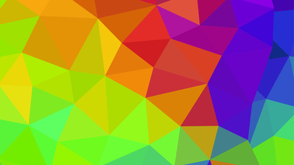 Abstract geometric triangle background, art, artistic, bright, colorful, design. Mosaic, color background. Mosaic texture. The effect of stained glass. EPS 10 Vector