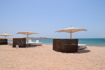 White beach Soma bay Hurghada Egypt