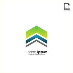 finance logo and symbols vector simple concept illustration