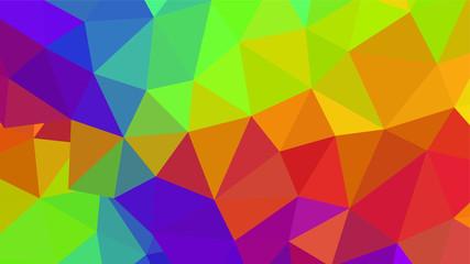 Abstract geometric triangle background, art, artistic, bright, colorful, design. Mosaic, color background. Mosaic texture. The effect of stained glass. EPS 10 Vector