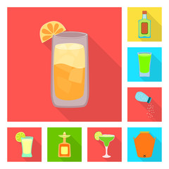 Vector design of party and celebration icon. Collection of party and Latin stock symbol for web.