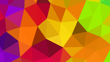 Abstract geometric triangle background, art, artistic, bright, colorful, design. Mosaic, color background. Mosaic texture. The effect of stained glass. EPS 10 Vector