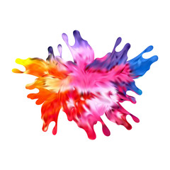 Abstract vector paint color design background. illustration vector design