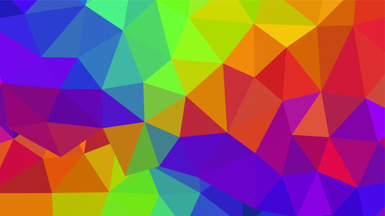 Abstract geometric triangle background, art, artistic, bright, colorful, design. Mosaic, color background. Mosaic texture. The effect of stained glass. EPS 10 Vector