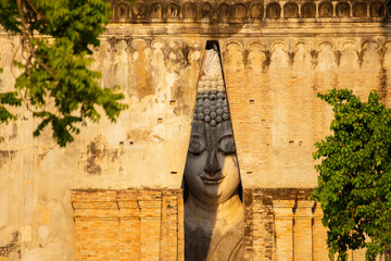 Wat Si Chum(Phra Achana) Sukhothai Historical Park in Thailand..