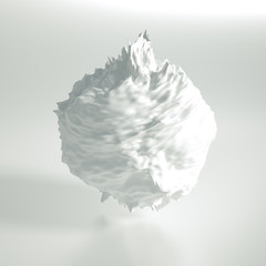 Unusual shape. 3d illustration, 3d rendering.
