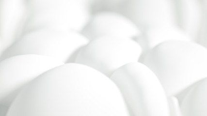 White background snow christmas, new year. 3d illustration, 3d rendering.