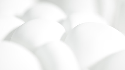 White background snow christmas, new year. 3d illustration, 3d rendering.