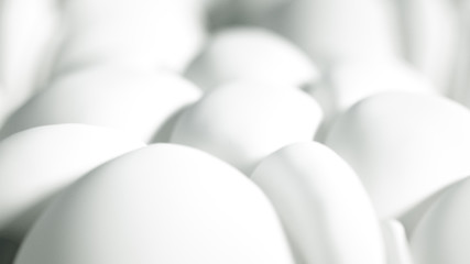 White background snow christmas, new year. 3d illustration, 3d rendering.