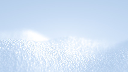 Fototapeta na wymiar White background snow christmas, new year. 3d illustration, 3d rendering.