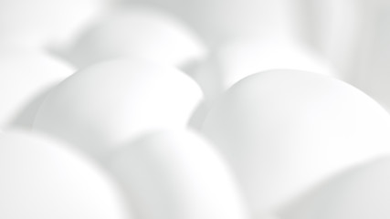 White background snow christmas, new year. 3d illustration, 3d rendering.