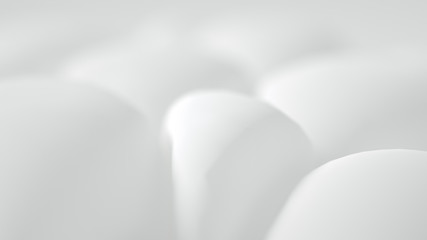 White background snow christmas, new year. 3d illustration, 3d rendering.