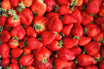 Strawberries background. Strawberry. Food background.